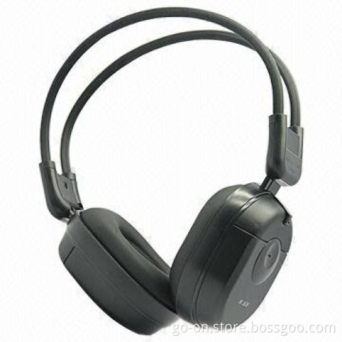 Single Channel In-car IR Headphones with Foldable Design